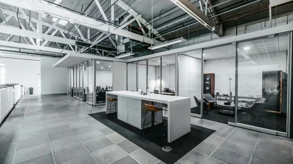 Bürogebäude perfekt gepflegt